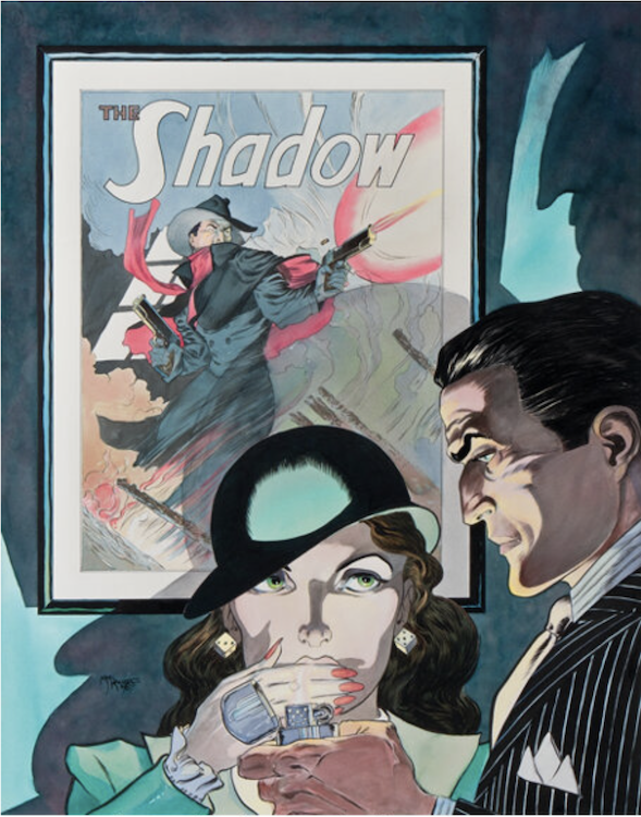 The Shadow 'Cranston and Lane' Painting by Michael Kaluta sold for $19,840. Click here to get your original art appraised.