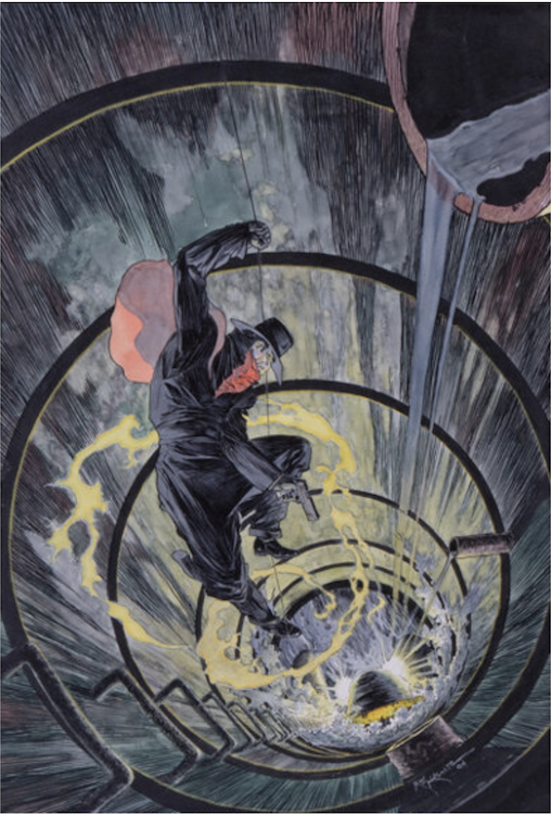 The Shadow: In the Coils of the Leviathan #4 Painting by Michael Kaluta sold for $8,320. Click here to get your original art appraised.