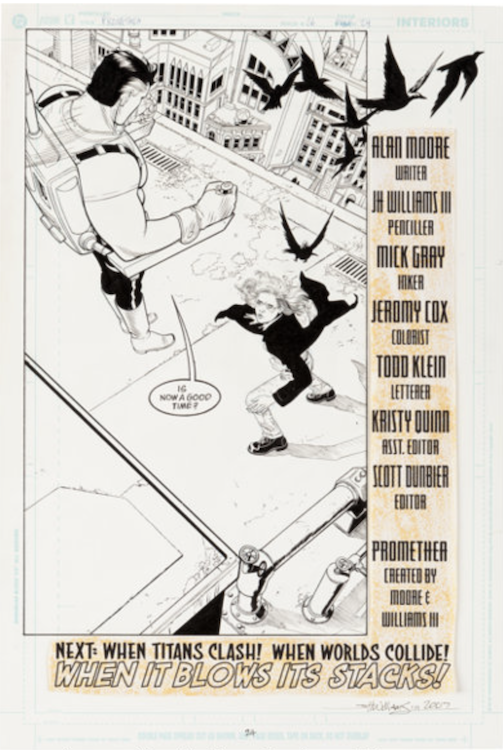 Promethea #26 Page 24 by Mick Gray sold for $250. Click here to get your original art appraised.