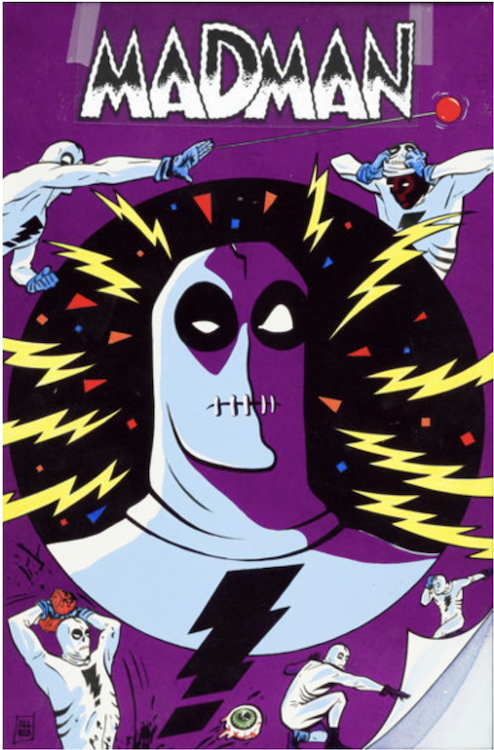 Madman #1 Cover Art by Mike Allred sold for $2,510. Click here to get your original art appraised.