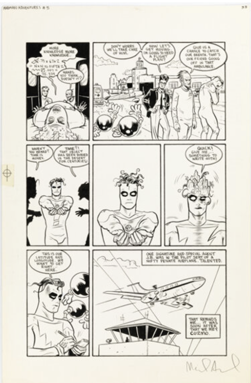 Madman Adventures #3 Page 33 by Mike Allred sold for $780. Click here to get your original art appraised.