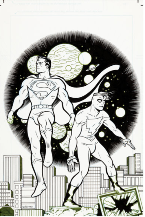 Superman Madman Hullabaloo #2 Cover Art by Mike Allred sold for $1,430. Click here to get your original art appraised.