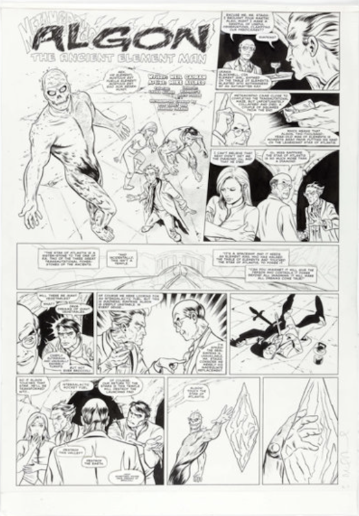 Wednesday Comics Splash Page 1 by Mike Allred sold for $1,440. Click here to get your original art appraised.
