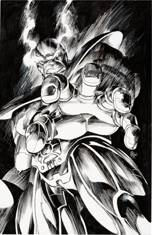 Thanos Rising #4 Variant Cover Art by Mike Deodato sold for $2,400. Click here to get your original art appraised.