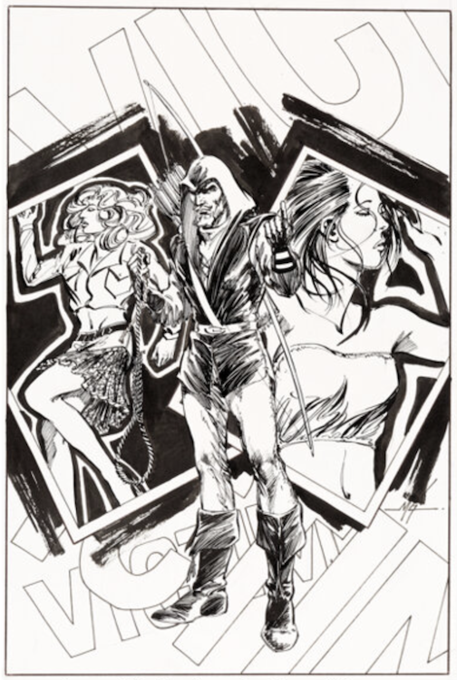 Green Arrow #56 Cover Art by Mike Grell sold for $5,280. Click here to get your original art appraised.