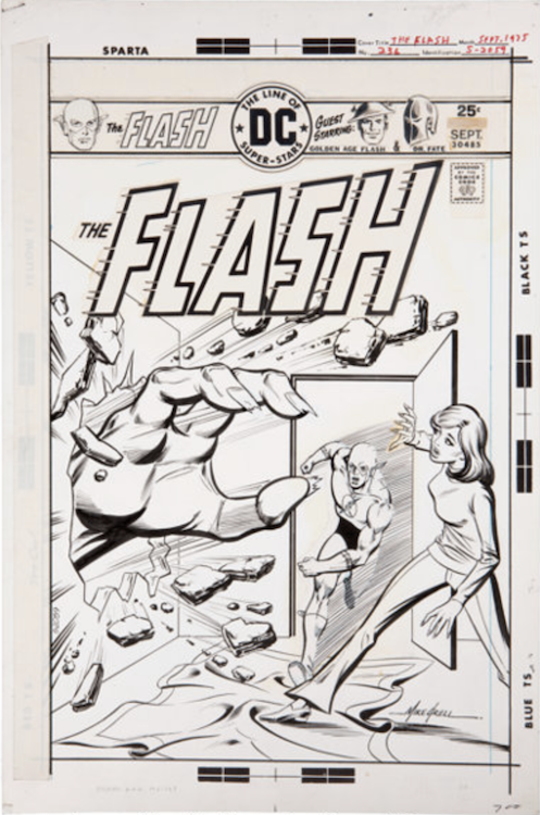 The Flash #236 Cover Art by Mike Grell sold for $3,735. Click here to get your original art appraised.