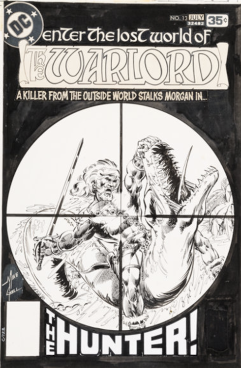 Warlord #13 Cover Art by Mike Grell sold for $5,020. Click here to get your original art appraised.