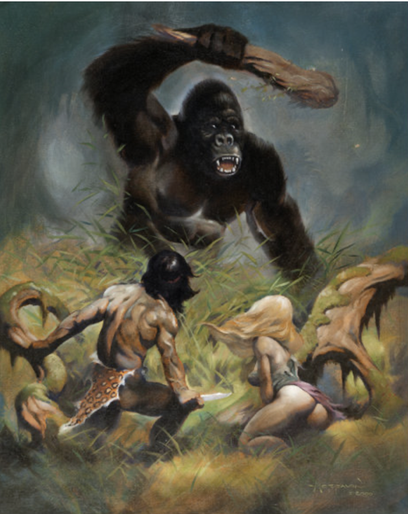 Tarzan Painting by Mike Hoffman sold for $1,555. Click here to get your original art appraised.