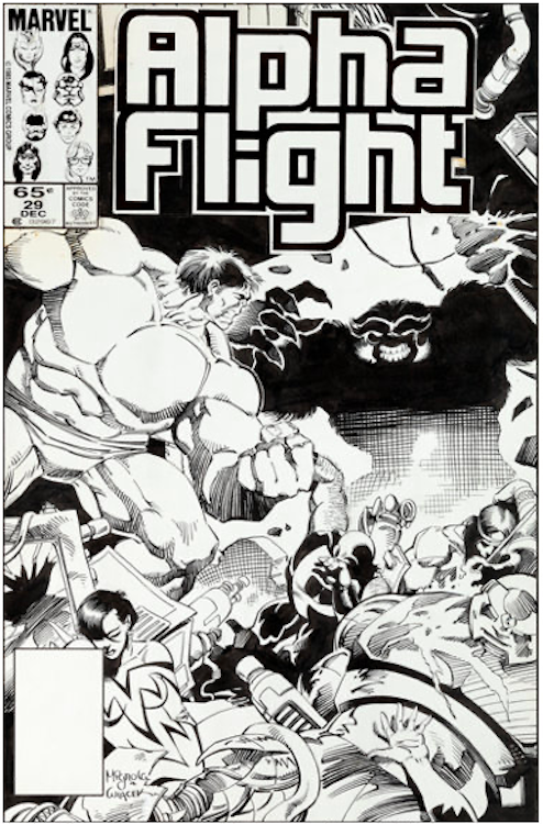 Alpha Fight #29 Cover Art by Mike Mignola sold for $5,080. Click here to get your original art appraised.