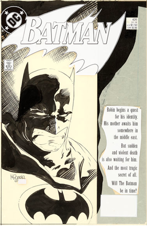 Batman #426 Cover Art by Mike Mignola sold for $33,600. Click here to get your original art appraised.