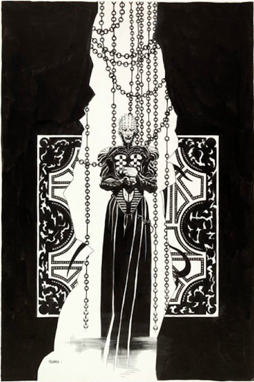 Hellraiser Pinhead Illustration by Mike Mignola sold for $4,540. Click here to get your original art appraised.