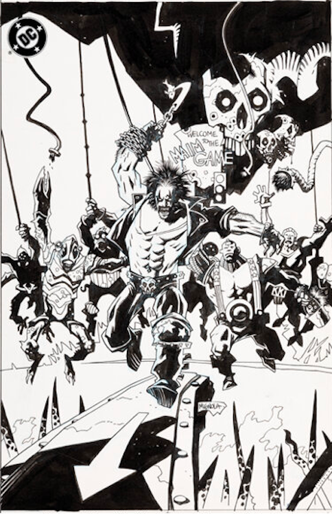 Unamerican Gladiators #1 Cover Art by Mike Mignola sold for $20,400. Click here to get your original art appraised.