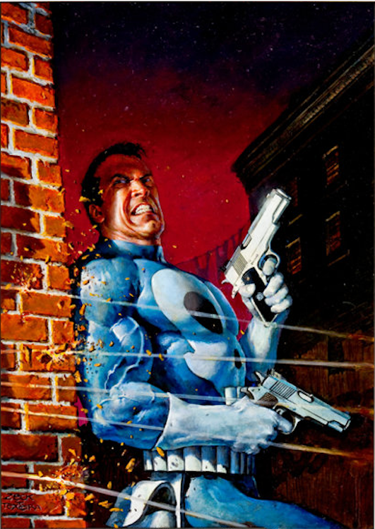 The Punisher Magazine #1 Cover Art by Mike Zeck sold for $15,535. Click here to get your original art appraised.