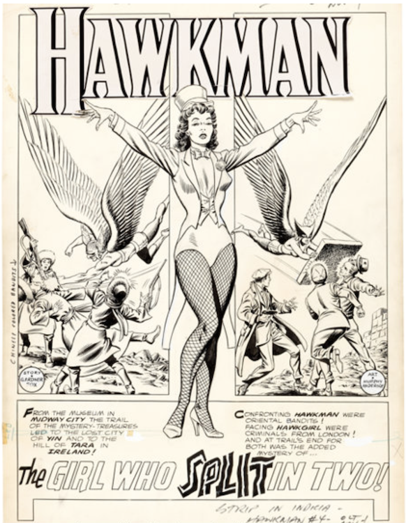 Hawkman #4 Complete 13-Page Story by Murphy Anderson sold for $126,000. Click here to get your original art appraised.