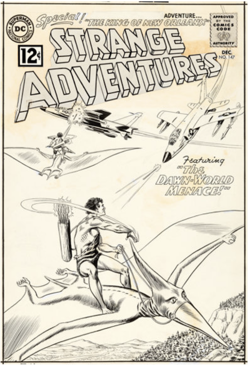 Strange Adventures #147 Cover Art by Murphy Anderson sold for $16,800. Click here to get your original art appraised.
