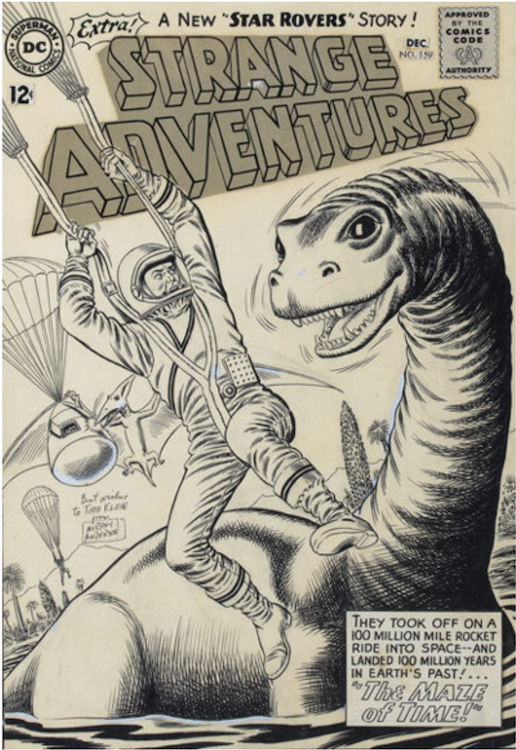 Strange Adventures #159 Cover Art by Murphy Anderson sold for $18,000. Click here to get your original art appraised.