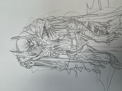 Neal Adams Zombie Batman Sketch