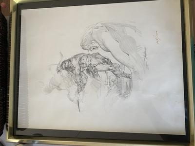 Neil Adams numbered pencil sketches 