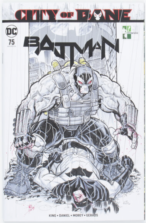 Batman #75 Sketch Variant Cover Art by Nick Bradshaw sold for $960. Click here to get your original art appraised.