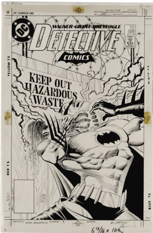 Detective Comics #588 Cover Art by Norm Breyfogle sold for $1,135. Click here to get your original art appraised.