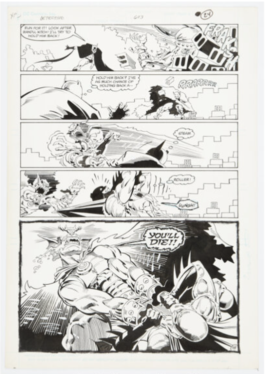 Detective Comics #603 Page 18 by Norm Breyfogle sold for $2,760. Click here to get your original art appraised.