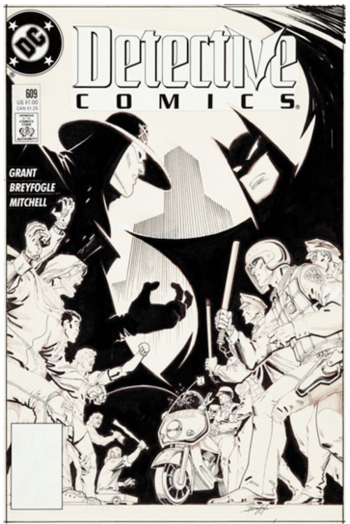 Detective Comics #609 Cover Art by Norm Breyfogle sold for $3,585. Click here to get your original art appraised.