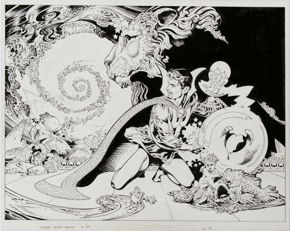 Doctor Strange Pin-up Illustration by P. Craig Russel sold for $2,880. Click here to get your original appraised.