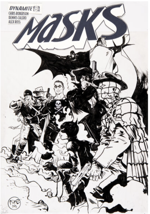 Masks #8 Exclusive Subscription Variant Cover Art by Paul Pope sold for $2,880. Click here to get your original art appraised.