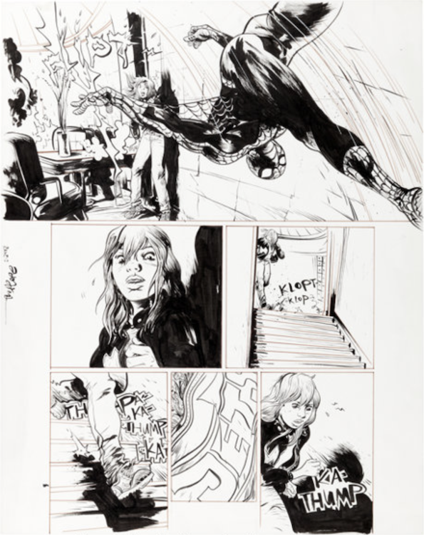 Spider-Man's Tangled Web #15 Page 21 by Paul Pope sold for $1,560. Click here to get your original art appraised.