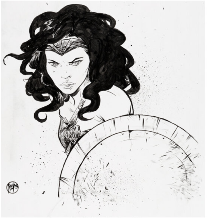 Wonder Woman Illustration by Paul Pope sold for $1,680. Click here to get your original art appraised.