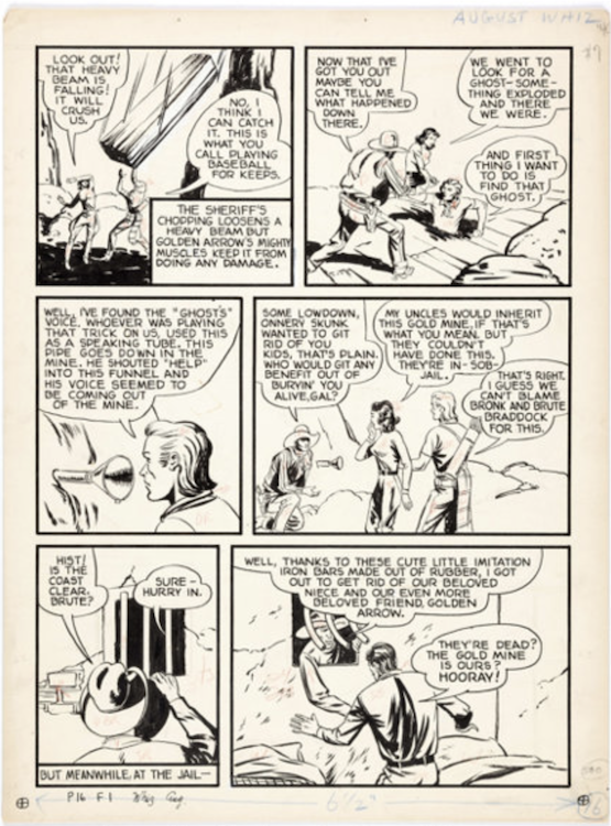 Whiz Comics #7 Page 4 by Pete Costanza sold for $640. Click here to get your original art appraised.