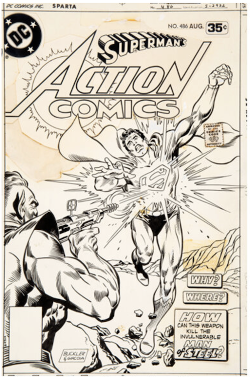 Action Comics #486 Cover Art by Rich Buckler sold for $13,200. Click here to get your original art appraised.