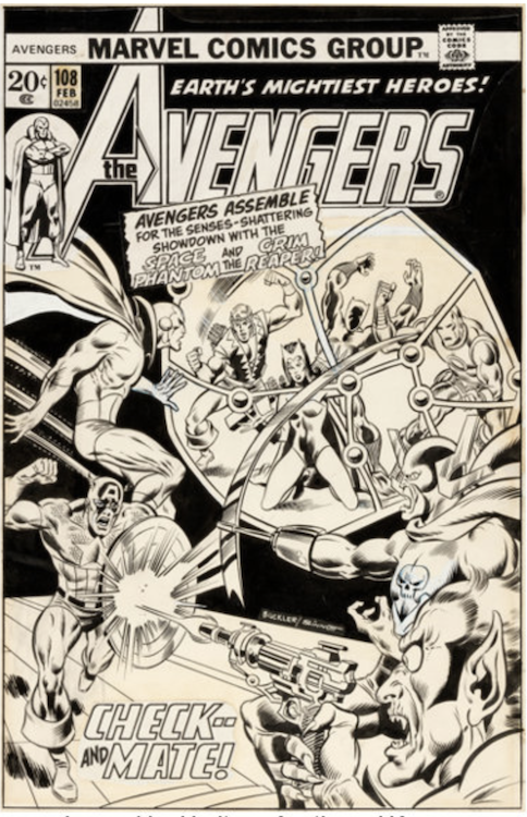 Avengers #108 Cover Art by Rich Buckler sold for $705. Click here to get your original art appraised.