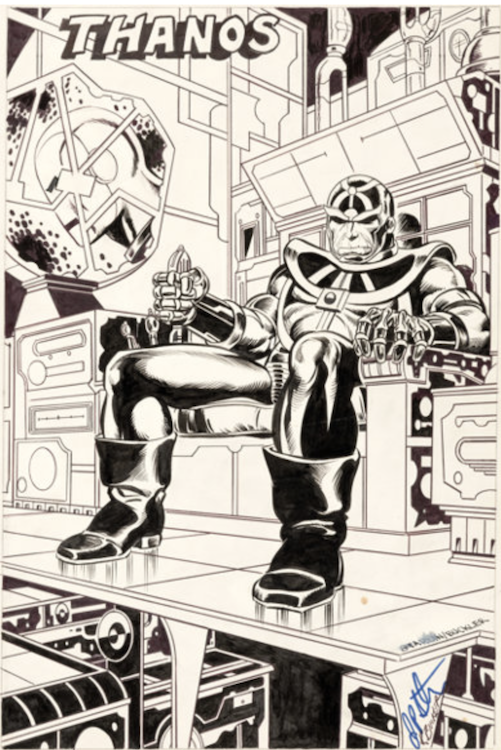 Thanos Concept Illustration by Rich Buckler sold for $17,925. Click here to get your original art appraised.