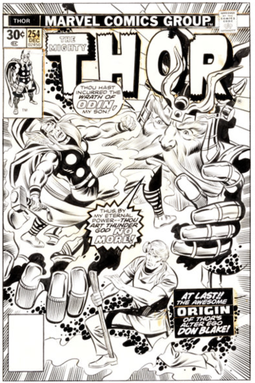 Thor #254 Cover Art by Rich Buckler sold for $7,770. Click here to get your original art appraised.