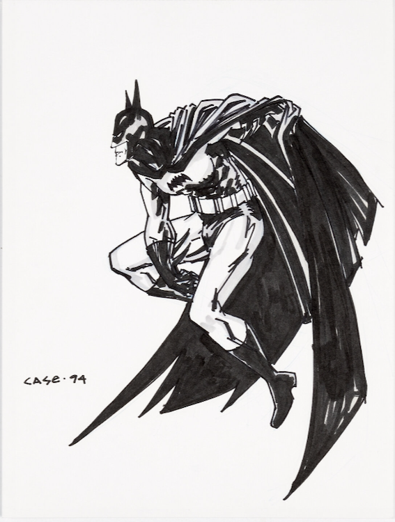 Batman Specialty Illustration by Richard Case sold for $310. Click here to get your original art appraised.
