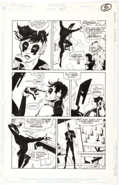 Doom Patrol #27 Page 5 by Richard Case sold for $505. Click here to get your original art appraised.