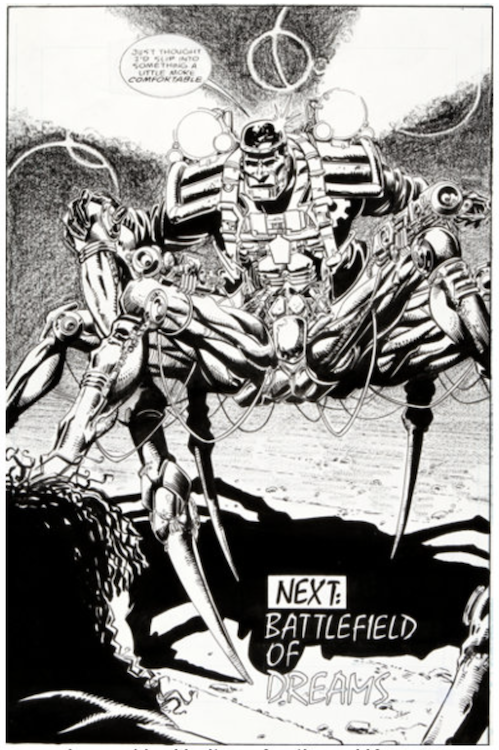 Doom Patrol #39 Splash Page 24 by Richard Case sold for $720. Click here to get your original art appraised.
