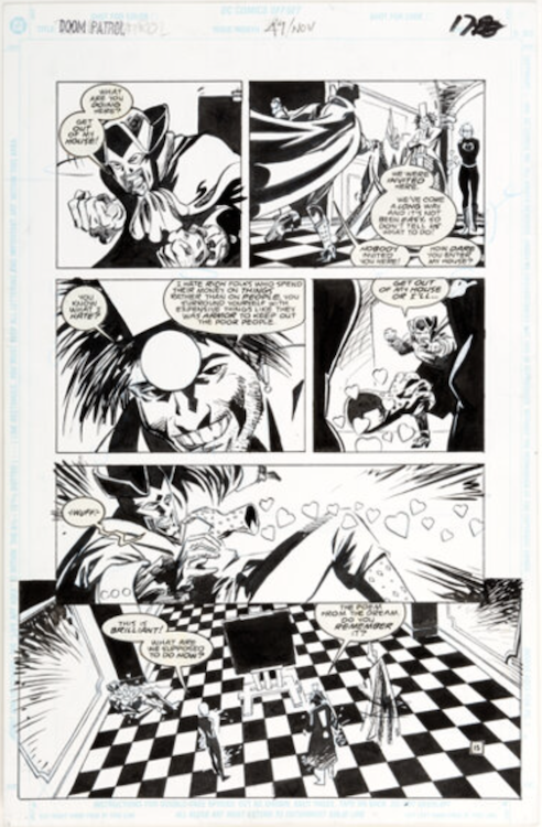 Doom Patrol #49 Page 15 by Richard Case sold for $660. Click here to get your original art appraised.