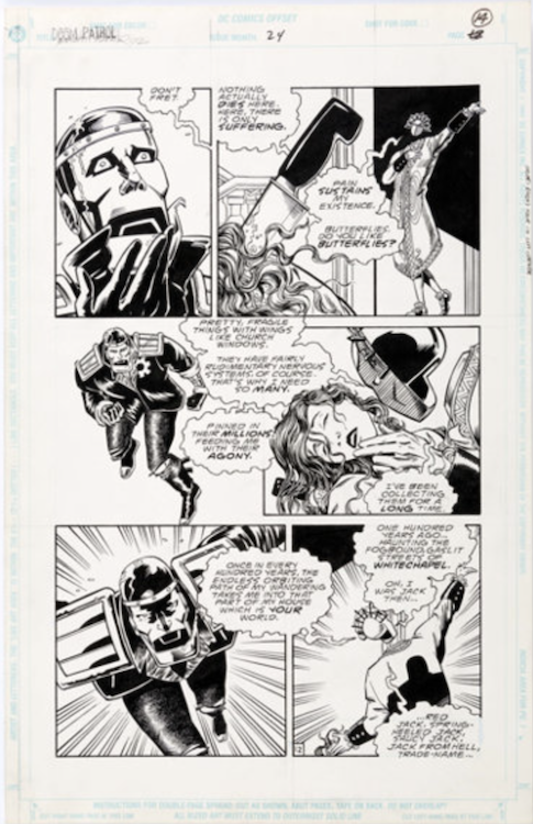 Doom Patrol Volume 2 #24 Page 14 by Richard Case sold for $660. Click here to get your original art appraised.