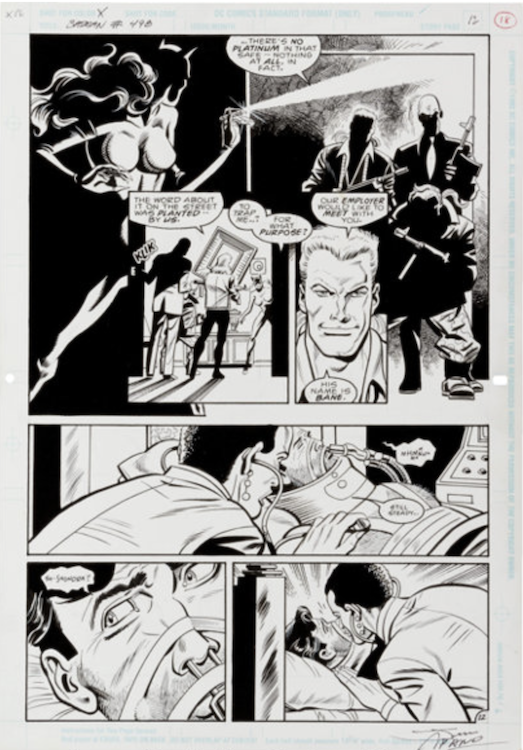 Batman #498 Page 12 by Rick Burchett sold for $335. Click here to get your original art appraised.