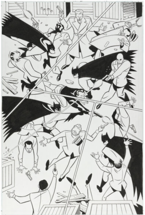 Batman Gotham Adventures #55 Splash Page 16 by Rick Burchett sold for $475. Click here to get your original art appraised.