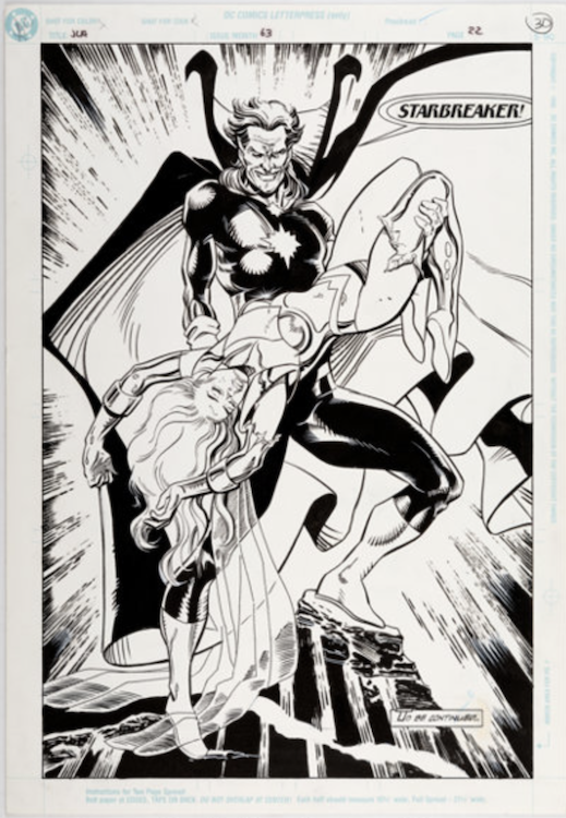 Justice League of America #63 Splash Page 22 by Rick Burchett sold for $215. Click here to get your original art appraised.