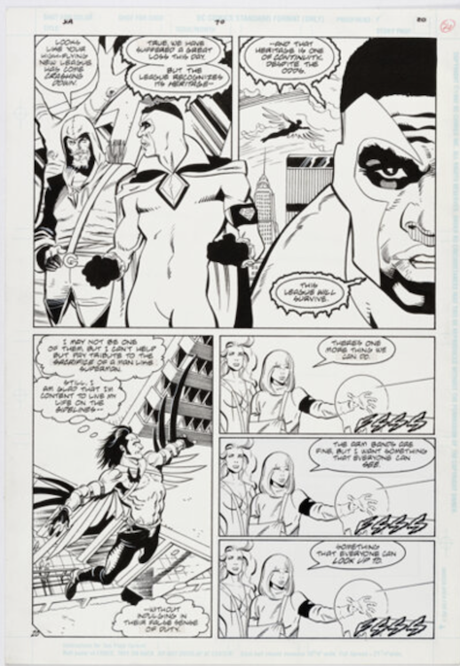 Justice League of America #70 Page 20 by Rick Burchett sold for $2,040. Click here to get your original art appraised.