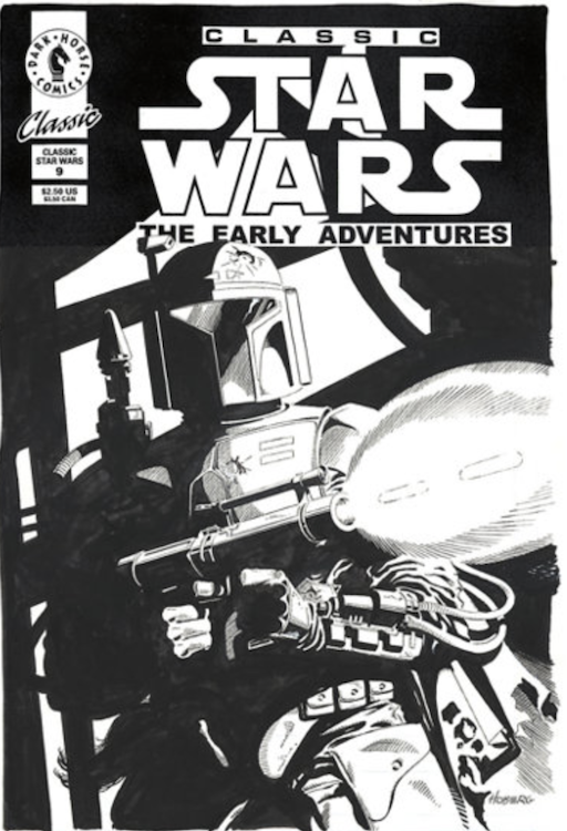 Classic Star Wars: The Early Adventures #9 Unpublished Cover Art by Rick Hoberg sold for $1,035. Click here to get your original art appraised.