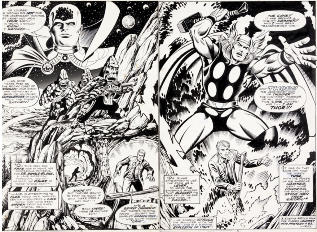 What If..? #10 Double Page Spread by Rick Hoberg sold for $5,975. Click here to get your original art appraised.