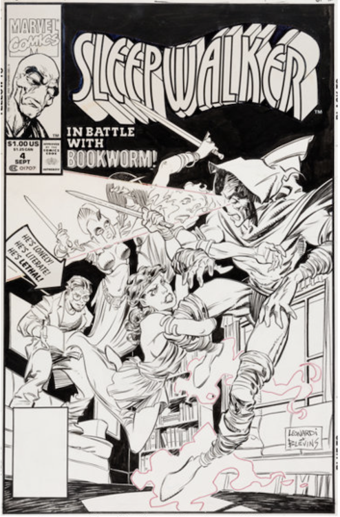 Sleepwalker #4 Cover Art by Rick Leonardi sold for $3,350. Click here to get your original art appraised.