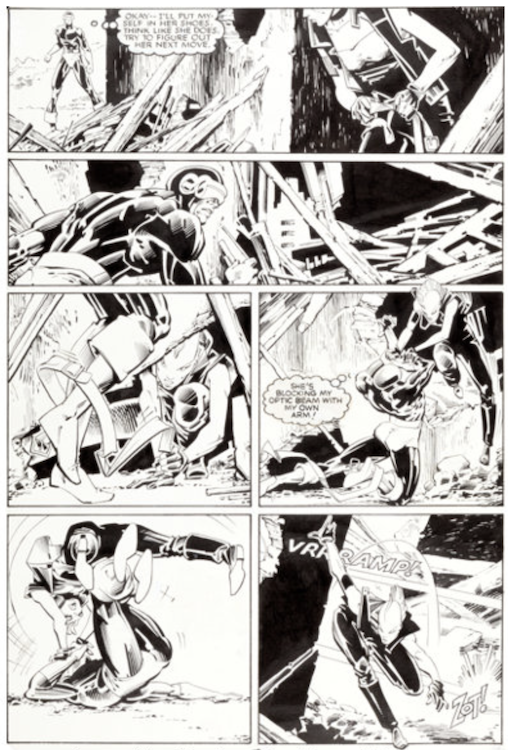 Uncanny X-Men #201 Page 17 by Rick Leonardi sold for $1,615. Click here to get your original art appraised.
