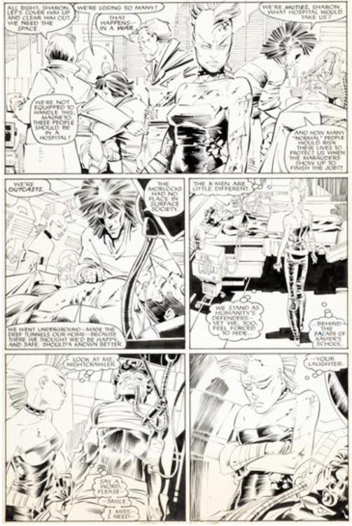Uncanny X-Men #212 Page 6 by Rick Leonardi sold for $3,840. Click here to get your original art appraised.