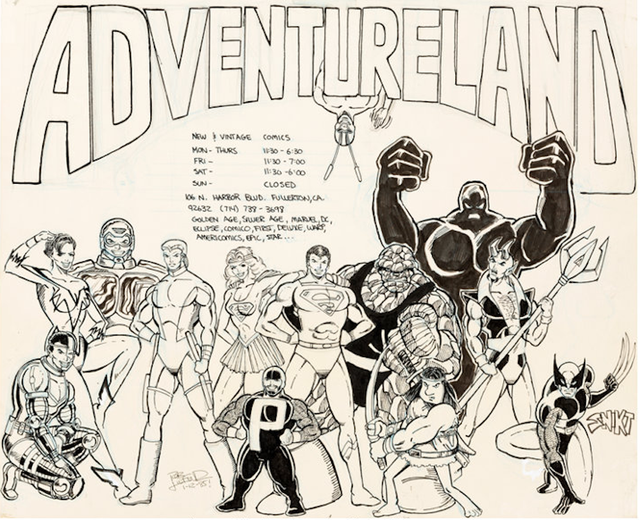 Adventureland Illustration by Rob LIefeld sold for $1,560. Click here to get your original art appraised.
